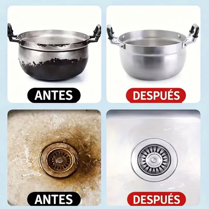 Removedor de Óxido Potente para Metal y Acero Inoxidable