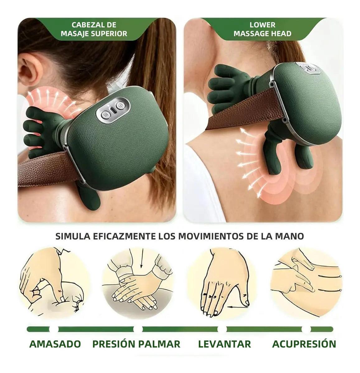 Masajeador Portátil Inteligente Multifuncional